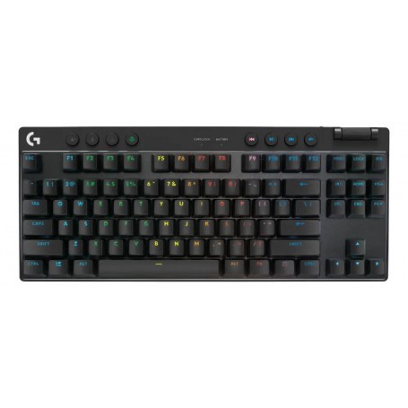 Teclado Logitech PRO X TKL Black Lightspeed Mecanico Inalambrico 920-012127