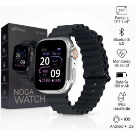 Reloj Inteligente Smartwatch Noga NG-SW24 IP65 Negro