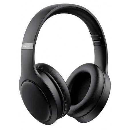 Auricular Inalambrico Bluetooth Vincha Havit H633BT Negro (Sin Lector Micro SD)