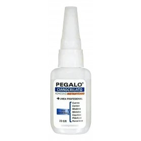 Pegamento Cianoacrilato Adhesivo Instantaneo 20grs Metales Plasticos Maderas Caucho EVA Artesanías Calzado Sustratos Porosos