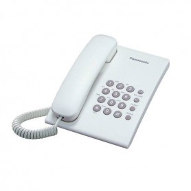 Telefono Fijo Con Cable Panasonic KX-TS500 Blanco