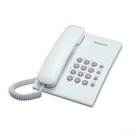 Telefono Fijo Con Cable Panasonic KX-TS500 Blanco