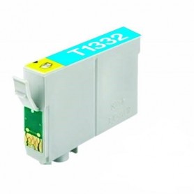 CARTUCHO EPSON ALTERNATIVO T1332 CYAN STYLUS T25 TX125 TX235W TX420W TX135 TX320F