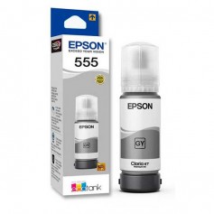 Tinta Epson Original 555 70ml Ecotank L8160 L8180 Gris Grey