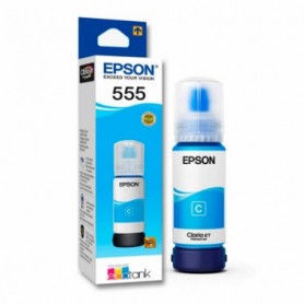 Tinta Epson Original 555 70ml Ecotank L8160 L8180 Cyan