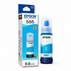 Tinta Epson Original 555 70ml Ecotank L8160 L8180 Cyan