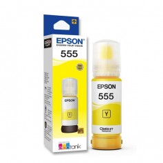 Tinta Epson Original 555 70ml Ecotank L8160 L8180 Yellow Amarillo