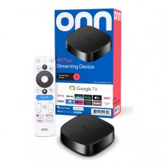 Onn Google Tv UHD 4K Plus Streaming 2026 16gb 2Gb Ram Color Negro Tipo De Control Remoto De Voz