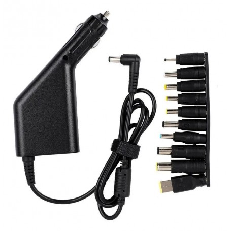 Cargador Universal Para Notebook 8 Pines 12V Auto 90 Watts