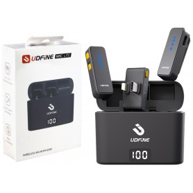 Microfono Inalambrico Dual Udfine Mic Lite (2.4GHz) Conexion USB-C Type-C Tipo-C & Lightning
