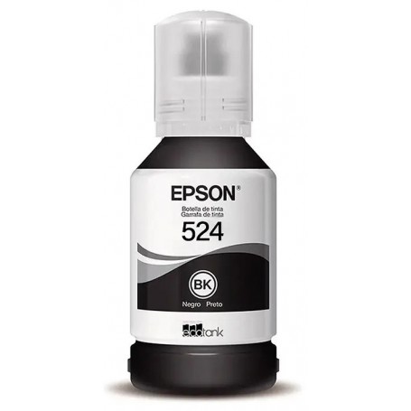 Tinta Pigmentada Epson Original T524 Negro 127ml