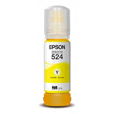 Tinta Pigmentada Epson Original T524 Amarillo 70ml