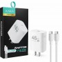 Cargador Carga Rapida XAEA MODX507 45W Entrada USB-C Type-C Tipo-C Con Cable USB-C A USB-C
