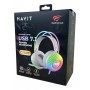 Auricular Vincha Con Cable Gamer RGB USB 7.1 Havit Gamenote H2046U Blanco PC PS4 PS5 XBOX