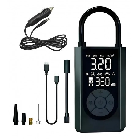 Inflador Compresor De Aire Electrico Portable 5-150psi JN8015XMB