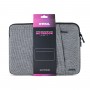 Funda Notebook Soul Folder 15 Pulgadas Gris Con Bolsillo