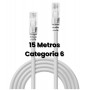 Cable De Red Utp Patchcord Categoria 6 Cat6 Cat 6e 15mts