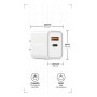 Cargador Cabezal Aitech USB-A USB-C Tipo-C 45W