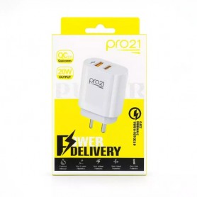 Cargador Cabezal Pro 21 USB-A USB-C Tipo-C 20W