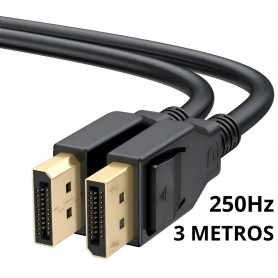 Cable Displayport A Displayport 3mts 1.4 Hasta 250Hz 8K