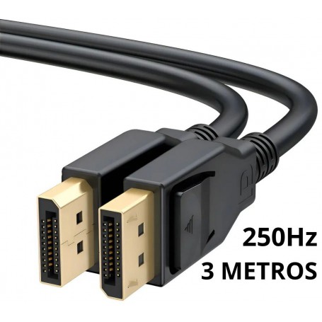 Cable Displayport A Displayport 3mts 1.4 Hasta 250Hz 8K