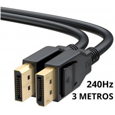 Cable Displayport A Displayport 3mts 1.2 Hasta 240Hz 4K