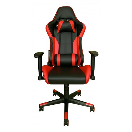 Silla Sillon Gamer Empoli EM-G03 Butaca Pc Gaming Reclinable Negro & Rojo