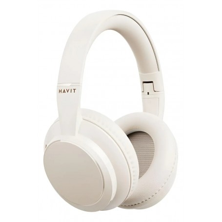 Auricular Inalambrico Bluetooth Vincha Havit H619BT Beige