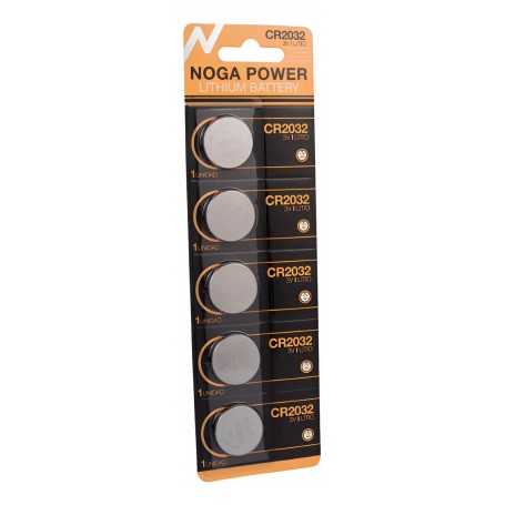 Pila CR2032 Litio 3v Balanzas Reloj Alarma De Auto Noga