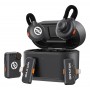 Kit De 2 Microfonos Corbatero Inalambrico Hollyland Lark M2s Compatible Con Celular Y Camara