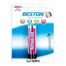 Bateria Pila Recargable Beston ICR18650 2600mAh 3.7V 9.62Wh