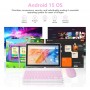 Tablet Weggo Cp20 Pro 10.1 Pulgadas Android 15 4Gb Expandible A 18Gb 128Gb Almacenamiento Con Teclado Mouse y Lapiz Rosa