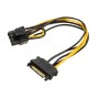 Cable De Fuente Adaptador Sata A 8 Pines Pci-E Placas De Video (Si No Tiene La Fuente Adecuada No Se Recomienda)