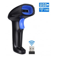 Lector Pistola De Codigo De Barras 2D + QR Inalambrico Seisa YHD-1100LW