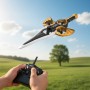 Drone Avion De Telgopor LKD-L36 Con Luces LED Y Control Remoto