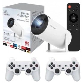 Proyector Smart M300MAX 200 Lumens ANSI Con Consola De Juegos Y 2 Joysticks Inalambricos