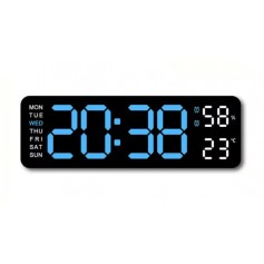 Reloj Despertador Digital 5503 Con Pantalla LED De 9 Pulgadas