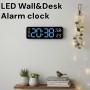 Reloj Despertador Digital 5503 Con Pantalla LED De 9 Pulgadas