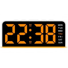 Reloj Despertador Digital GH9001 Con Pantalla LED De 6.5"