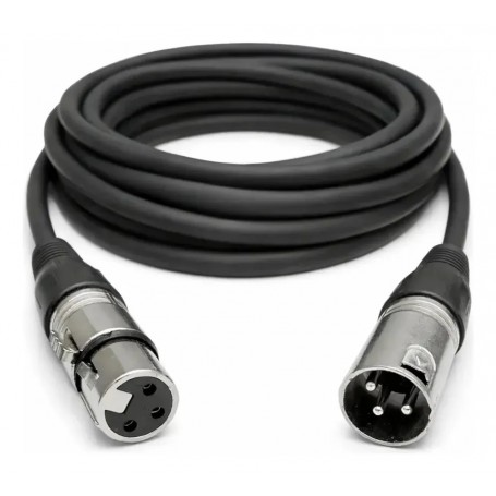 Cable XLR Canon Hembra A Macho 3mts Seisa XC-XLR-3M Audio Profesional