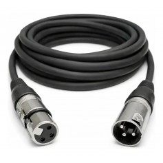 Cable XLR Canon Hembra A Macho 3mts Seisa XC-XLR-3M Audio Profesional