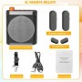 Microfono Corbatero Usb C + Amplificador de Voz Con Conector Usb C Seisa EJ-B6108
