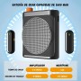 Microfono Corbatero Usb C + Amplificador de Voz Con Conector Usb C Seisa EJ-B6108