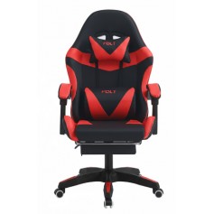 Silla Sillon Gamer Empoli EM-G03 Butaca Pc Gaming Reclinable Negro & Rojo