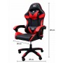 Silla Sillon Gamer 3O3 Butaca Pc Gaming Reclinable Negro & Rojo