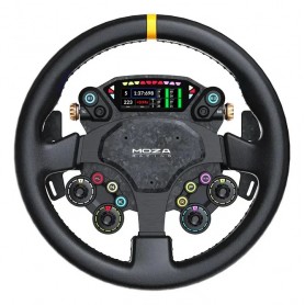 Volante De Competición Gaming Profesional Moza Cs Pro Negro