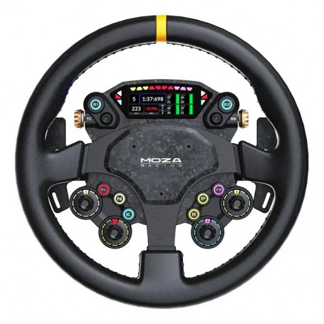 Volante De Competición Gaming Profesional Moza Cs Pro Negro
