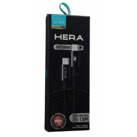 Cable De Carga & Datos Usb-C Tipo-C Type-C XAEA Hera 1mt