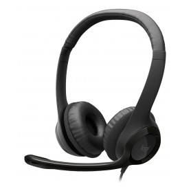 Auricular Logitech H390 Usb-C Type C Con Microfono Noise Canceling