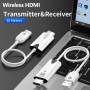 Extensor HDMI Inalambrico FHD 1080p Transmisor y Receptor Para TV Proyector PC HDWL-30